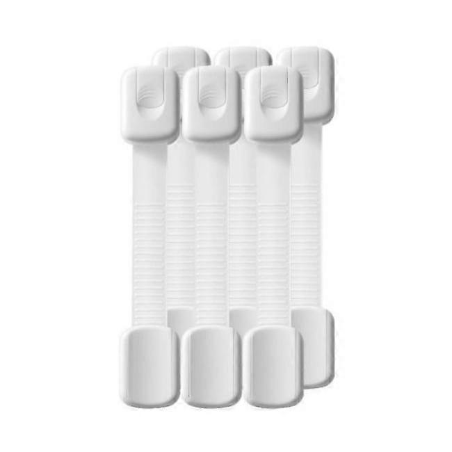 6-Pack - Locks / Child locks for doors - Child safety - Child White