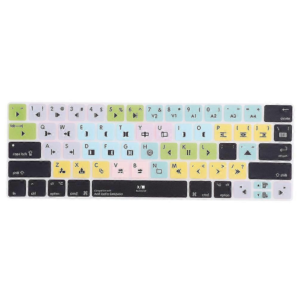 Macbook Dustproof Keyboard Cover 1315 inch Touch Bar Protector Film (Media Composer)