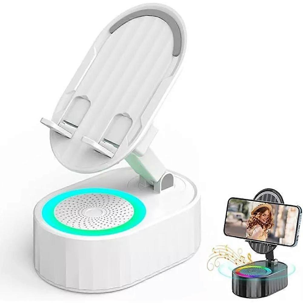 Five in One Induction Speaker Phone Stand Home Smart Wireless Bluetooth Speaker Office Upright Tablet Stand