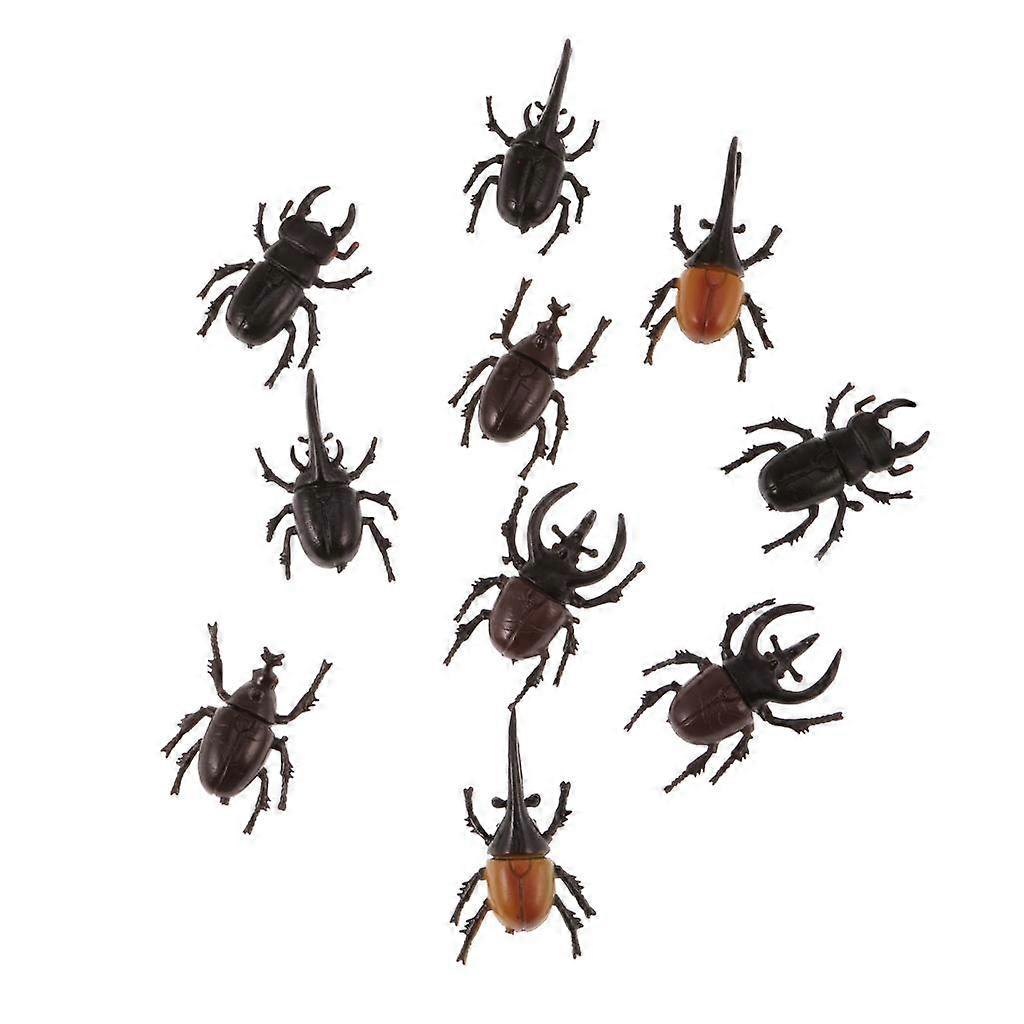 Plastic Vivid Beetles Insect Model