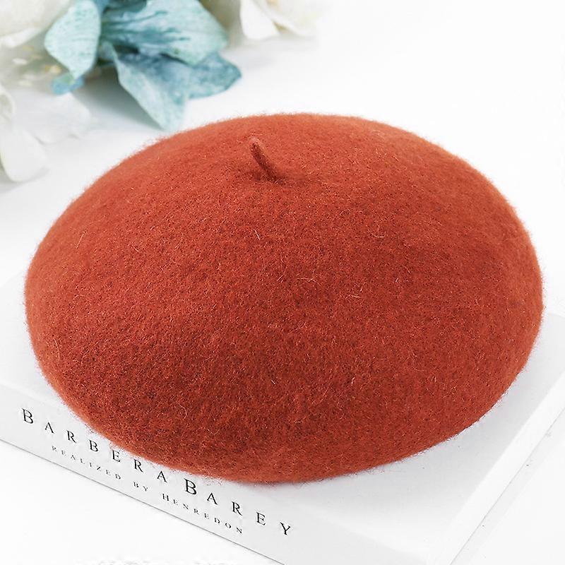 Breathable Wool Beret Hat for Winter Fall Season