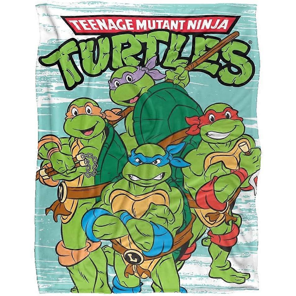 Cobertor TMNT,TMNT Turtle Group Silky Touch Super Soft Throw Blanket-179