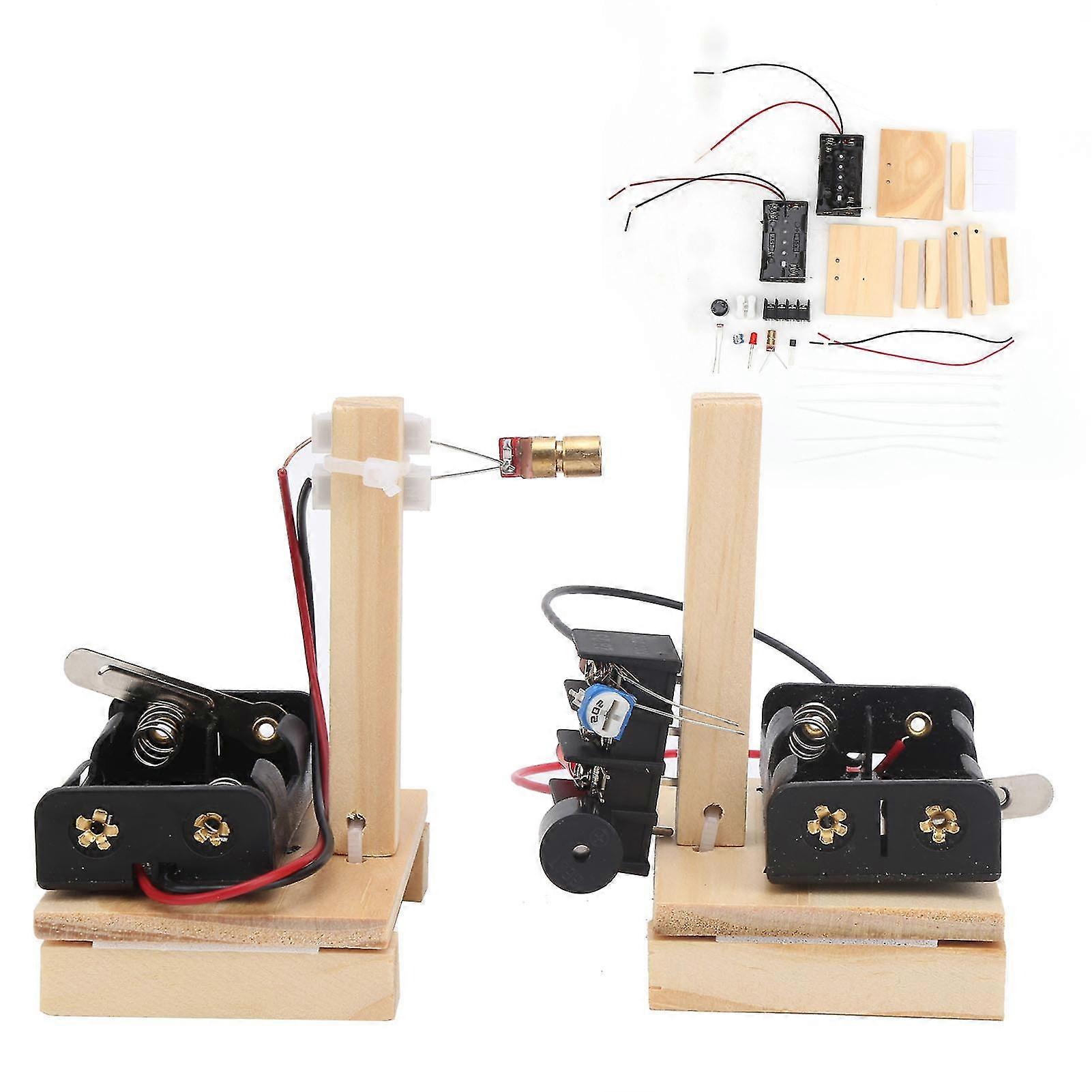 Infrared Alarm Kit Educational Science Experiment Toy Set for Students DIY