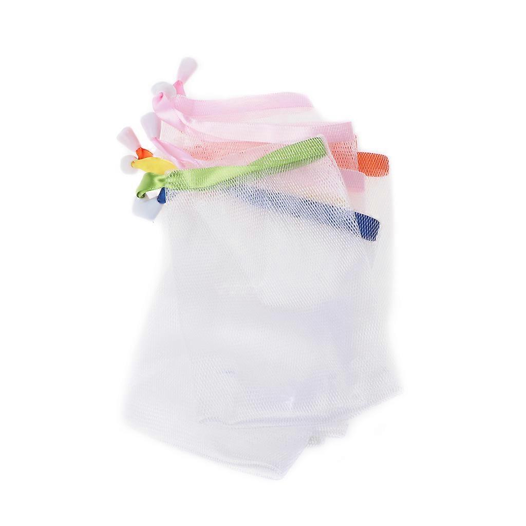 Soap Foaming Mesh Bags 10 Pcs Face Cleansing Foaming for Nets Pouches