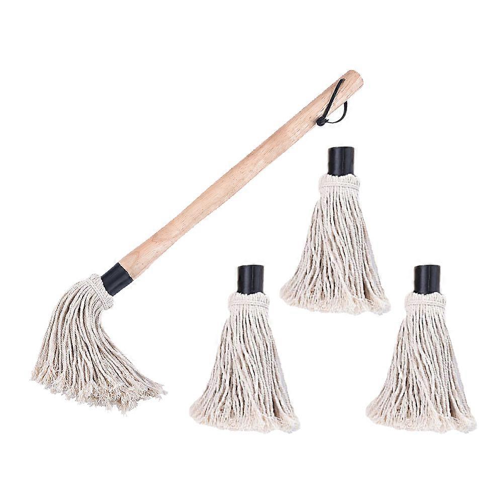 1 Set Barbecue Brush Replaceable Baking Brush Kitchen Grill Oil Brush (Assorted Color)