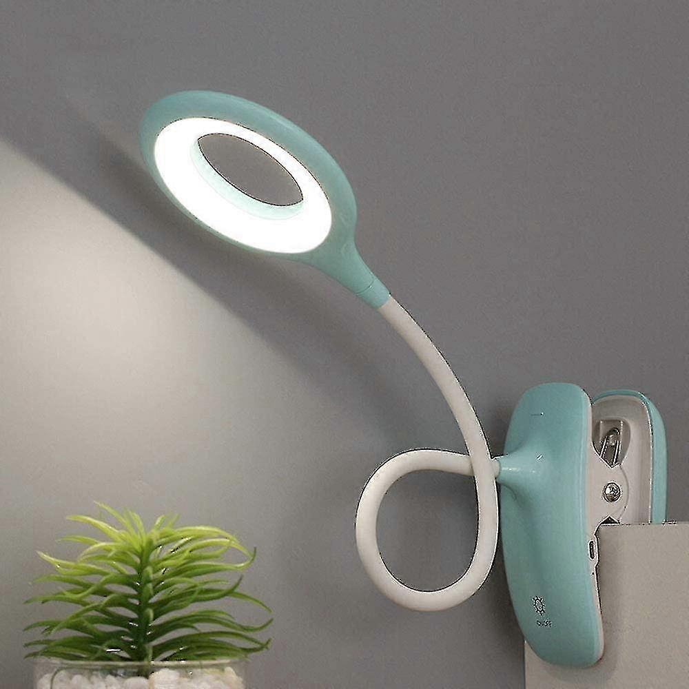 Led Clip-on Reading Lamp Dimmable Eye Protection Table Lamp
