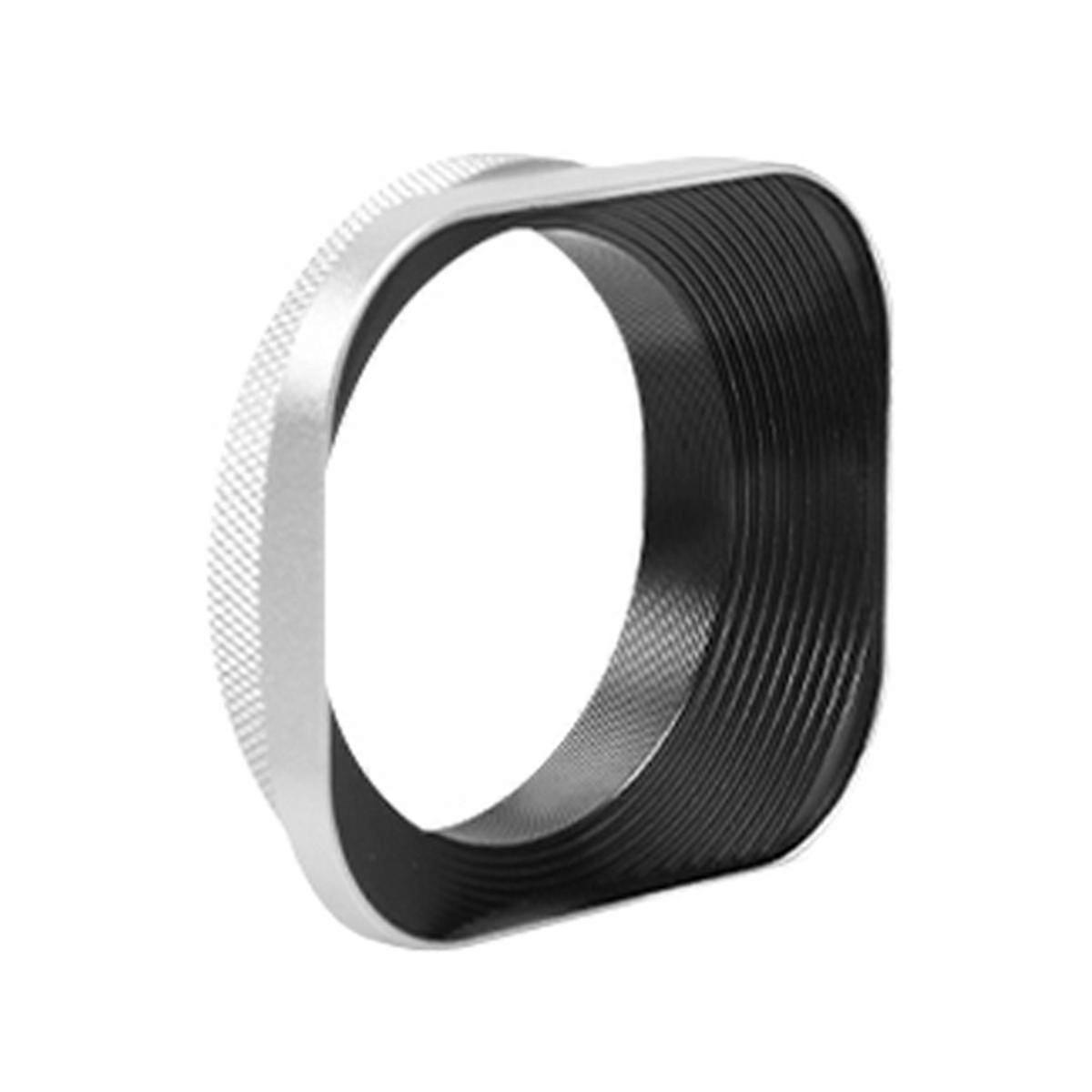 52mm SLR Micro-Pojedynczy obiektyw Osłona przeciwsłoneczna Kwadratowa osłona obiektywu ze stopu aluminium, , , Aparaty Srebrny