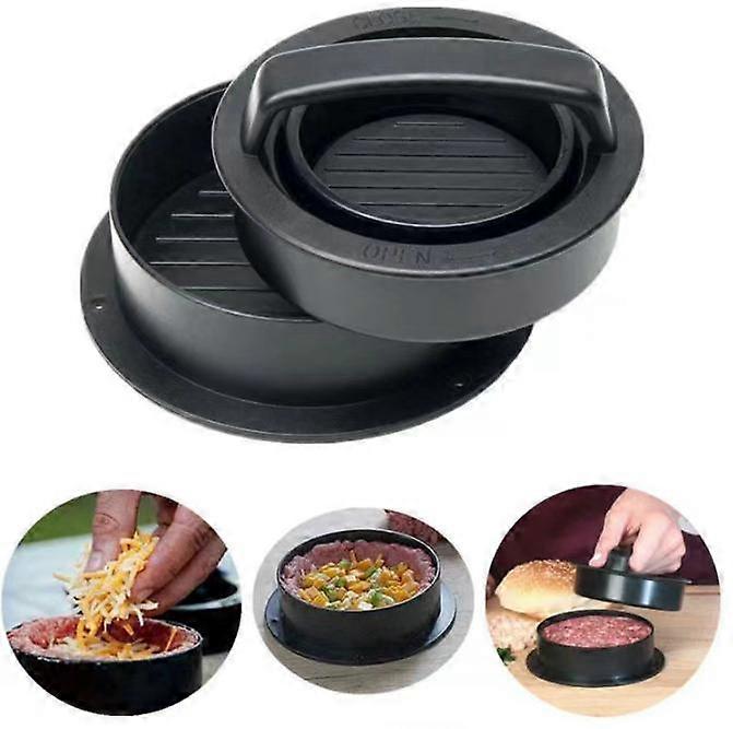 Hamburger Press Patty Maker, 3 in 1 Non-Stick Burger Press Patty Maker