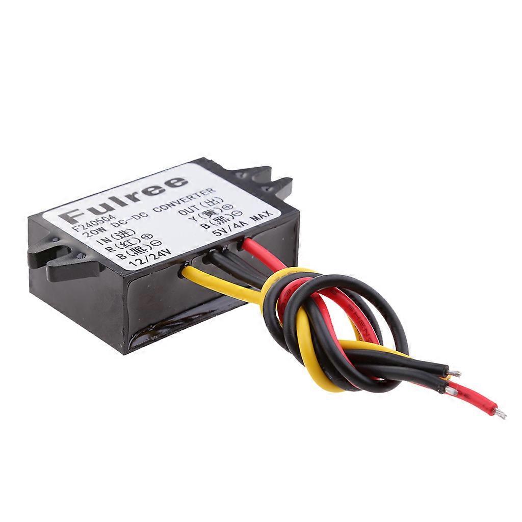 DC-DC Converter Step-Down Module 12V 24V To 5V 4A For Car LED Power Supply