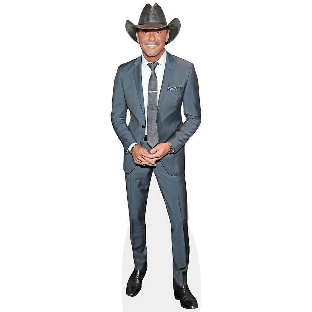 Tim McGraw (Grey Suit) Cardboard Cutout (lifesize OR mini size). Standee. Stand Up.