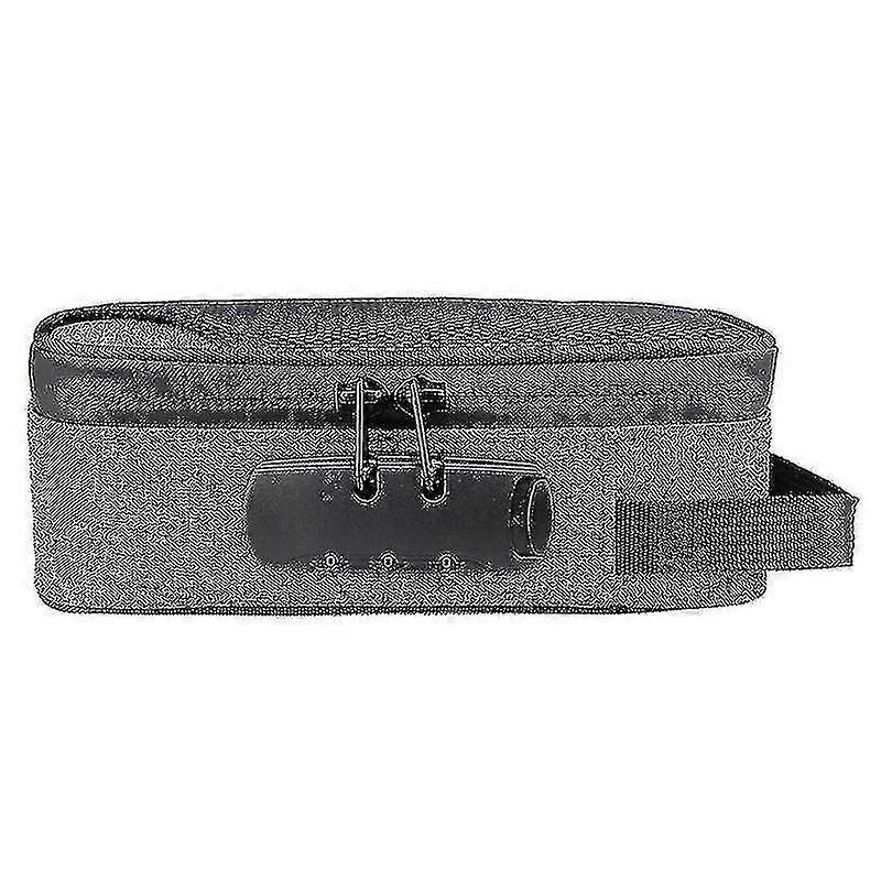 Smoking Smell Proof Stash Case Bag With Combination Lock Carbon Lined Container Organizer For Tobacco Weed Storage Case