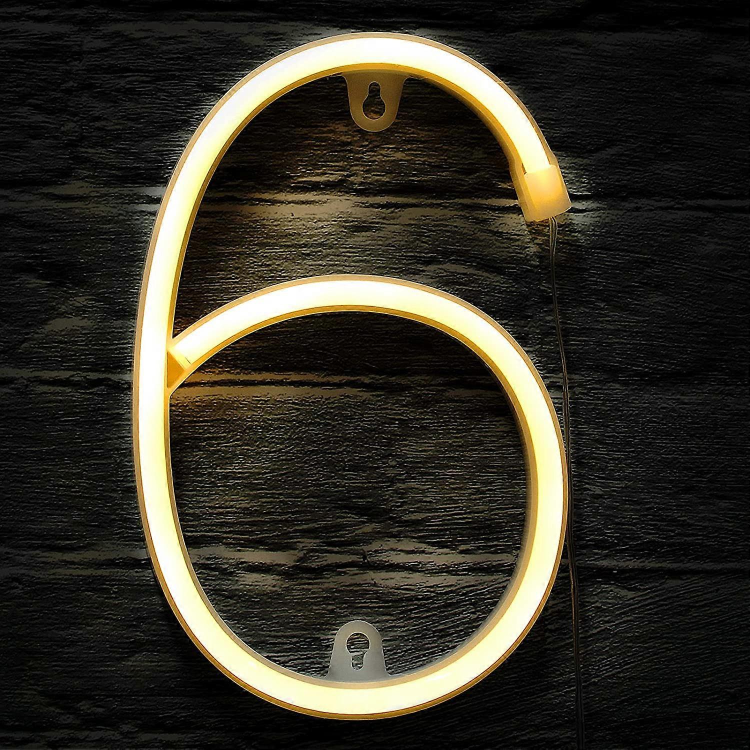 LED Neon Ceiling Light Alphanumeric Symbol Neon Light with Wireless Remote Control Switch