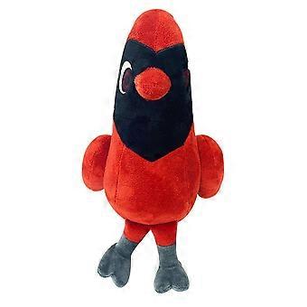Lovely Red Birds Plush Toy For Kids Comfortable Cotton Hugging Doll For Sofa Car Pillow