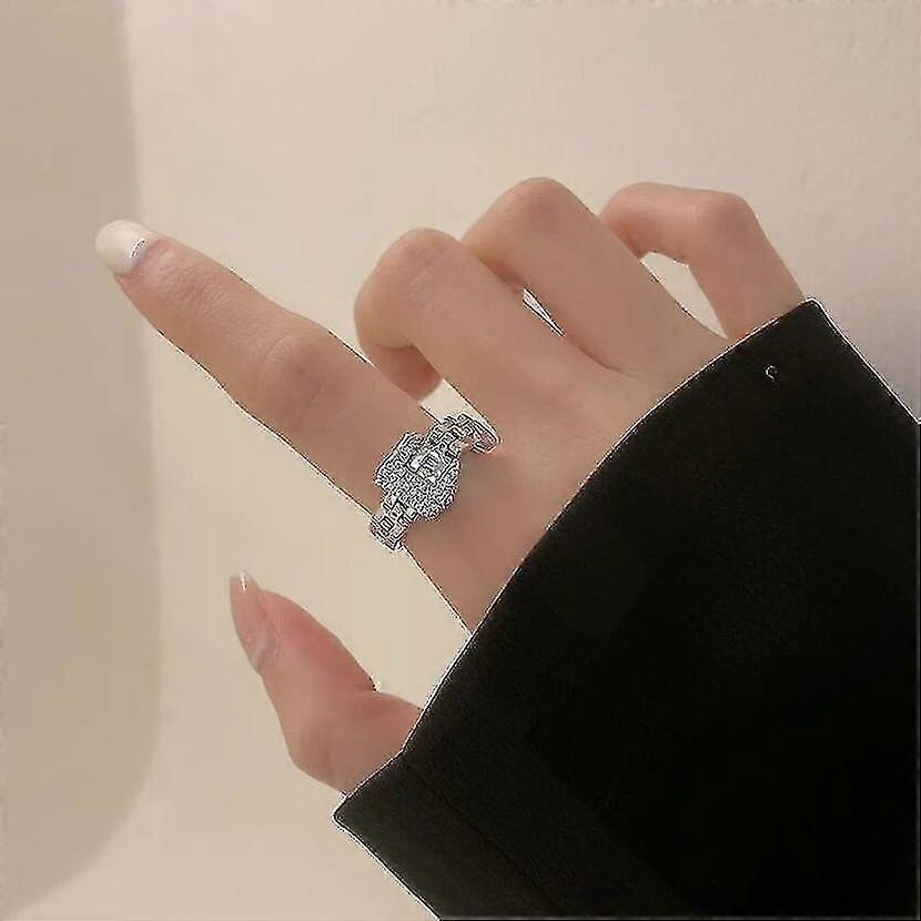 Cadena con broche Anillo Joyas de mujer simples y elegantes