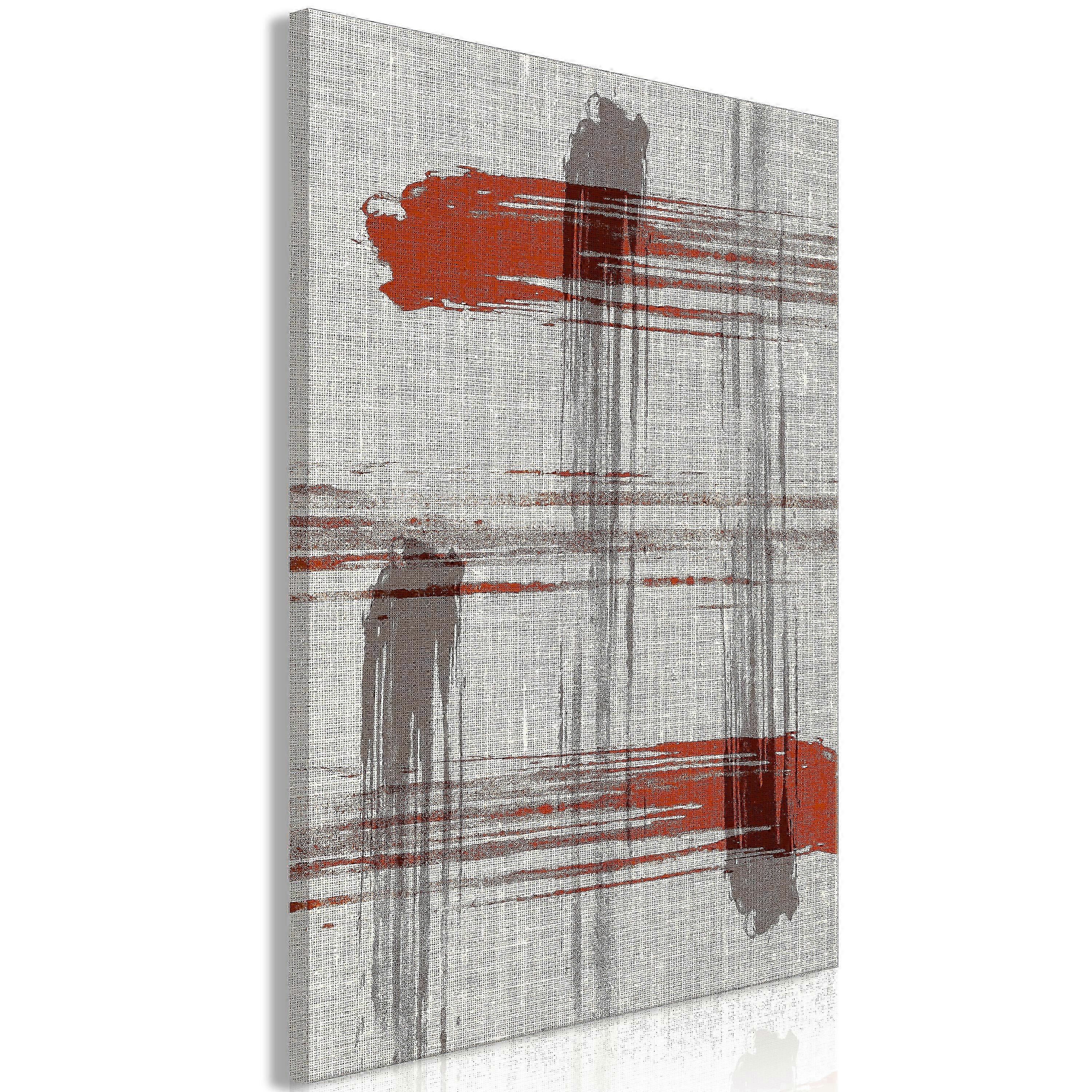 Impression sur toile - Jeu abstrait (1 partie) Vertical