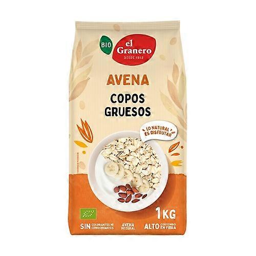 Organic whole oat flakes 1 kg