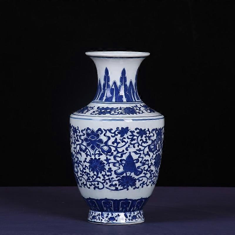 Eight Treasures Bell-shaped Vase