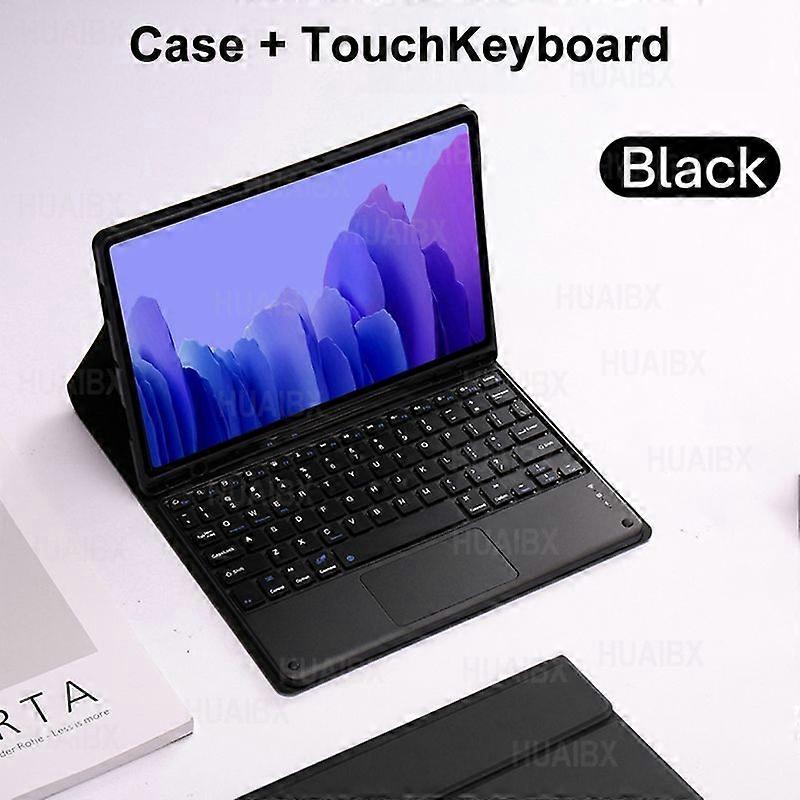 For Galaxy Tab A7 10.4 Inch Case with Keyboard, Detachable Keyboard Cover compatible for  Samsung Tab A7 SM-T500/T503/T505/T507/T509 Computer Covers &