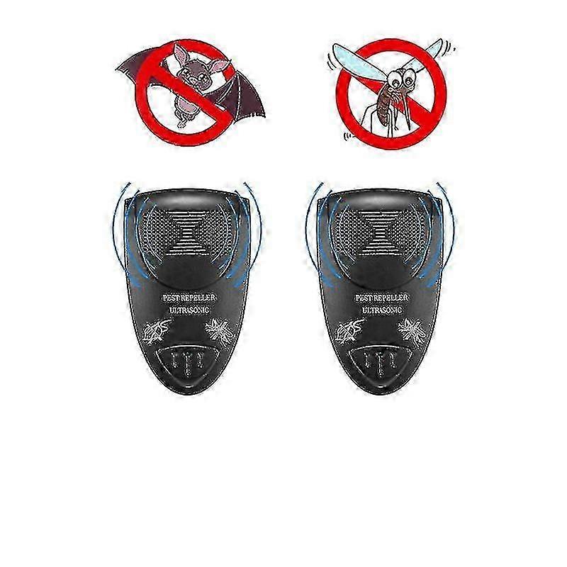 2pcs Ultrasonic Bat Repellent Pack Of Get Rid Of Bats In 72 Hours