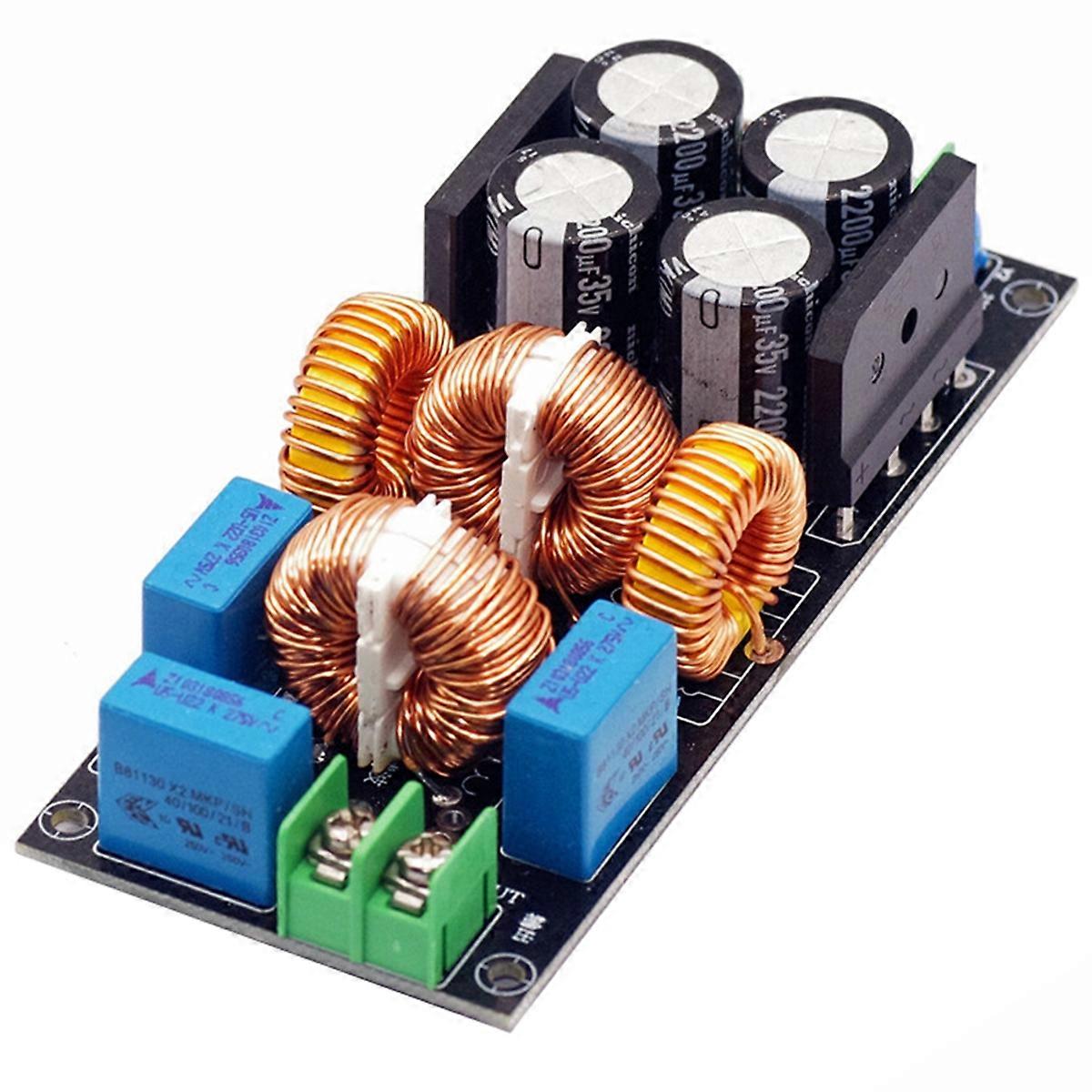 AC Filter Audio Power Amplifier EMC Electromagnetic Interference Purify Power DC Differential Mode Common, 4A