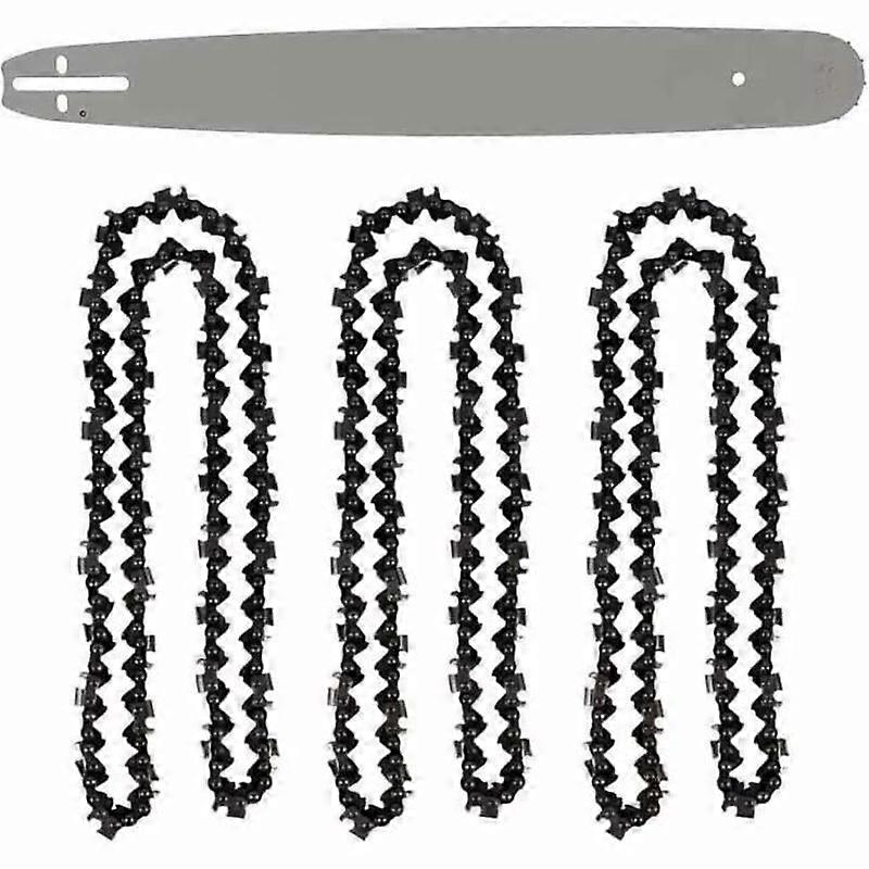 45 cm 18 Inch Guide + Set of 3 72-link chains - Compatible with STIHL MS 291 311 and 391 chainsaws