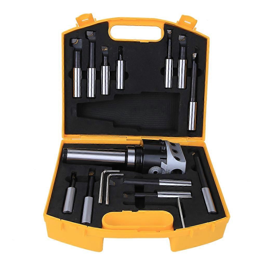 CNC Boring Cutter Set High Accuracy 40CR MT4-F1-18-12PCS Milling Tool Kits F1 75mm