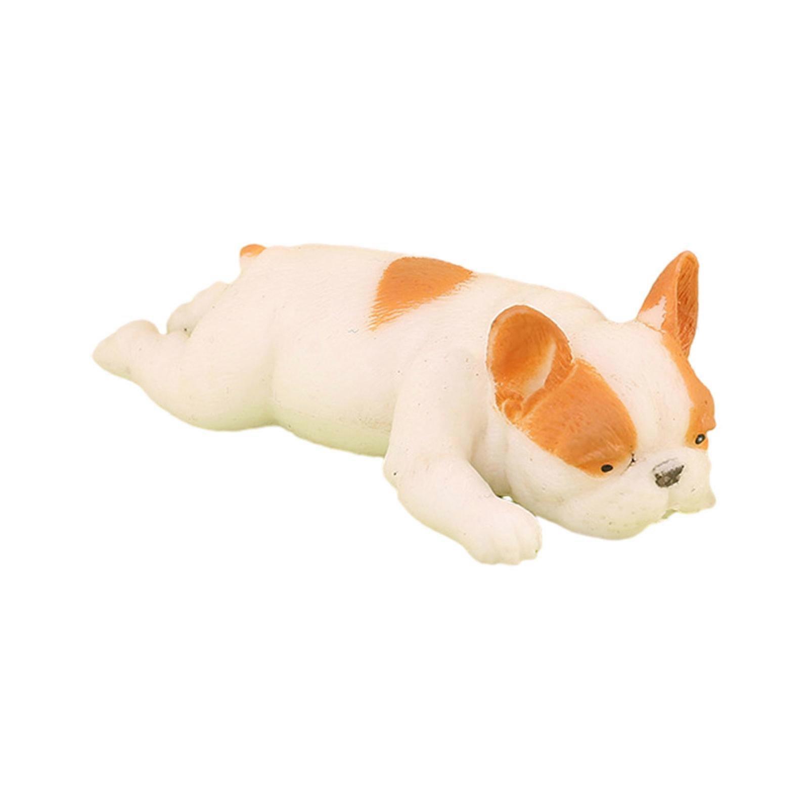 Simulation Puppy Slow Rising Toy Cartoon Decompression Toy for Kids Stress Reliever Fidgets Presents White