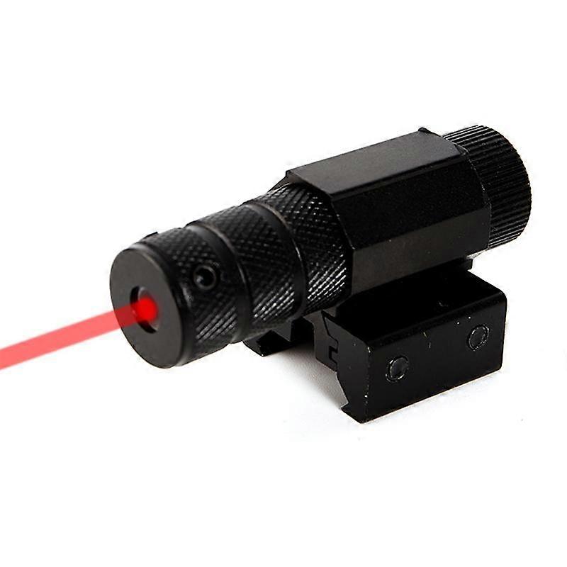 1 Pcs Red Laser Pointer Sight Adjustable 11/22mm Picatinny Rail Gun Rifle Pistol Sight ZPG