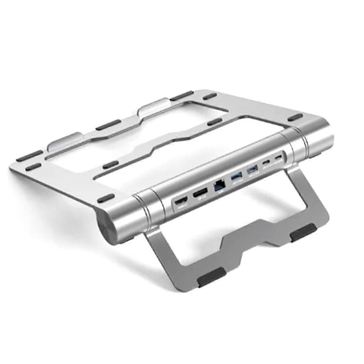 Aluminum Alloy Type-c Docking Station 7-in-1 Hub Usb3.1 10gbps Data Transmission Hdmi4k Ethernet Pd