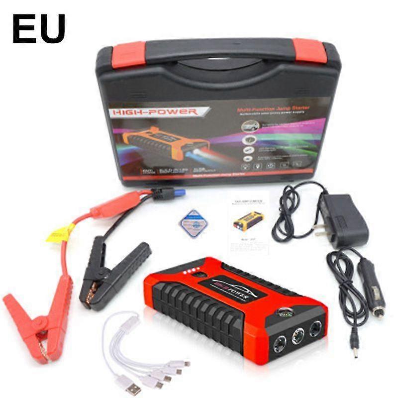 20000mah 600A bil jumpstarter bærbar lighter 4 usb powerbank bil batteri booster oplader start belysning enhed