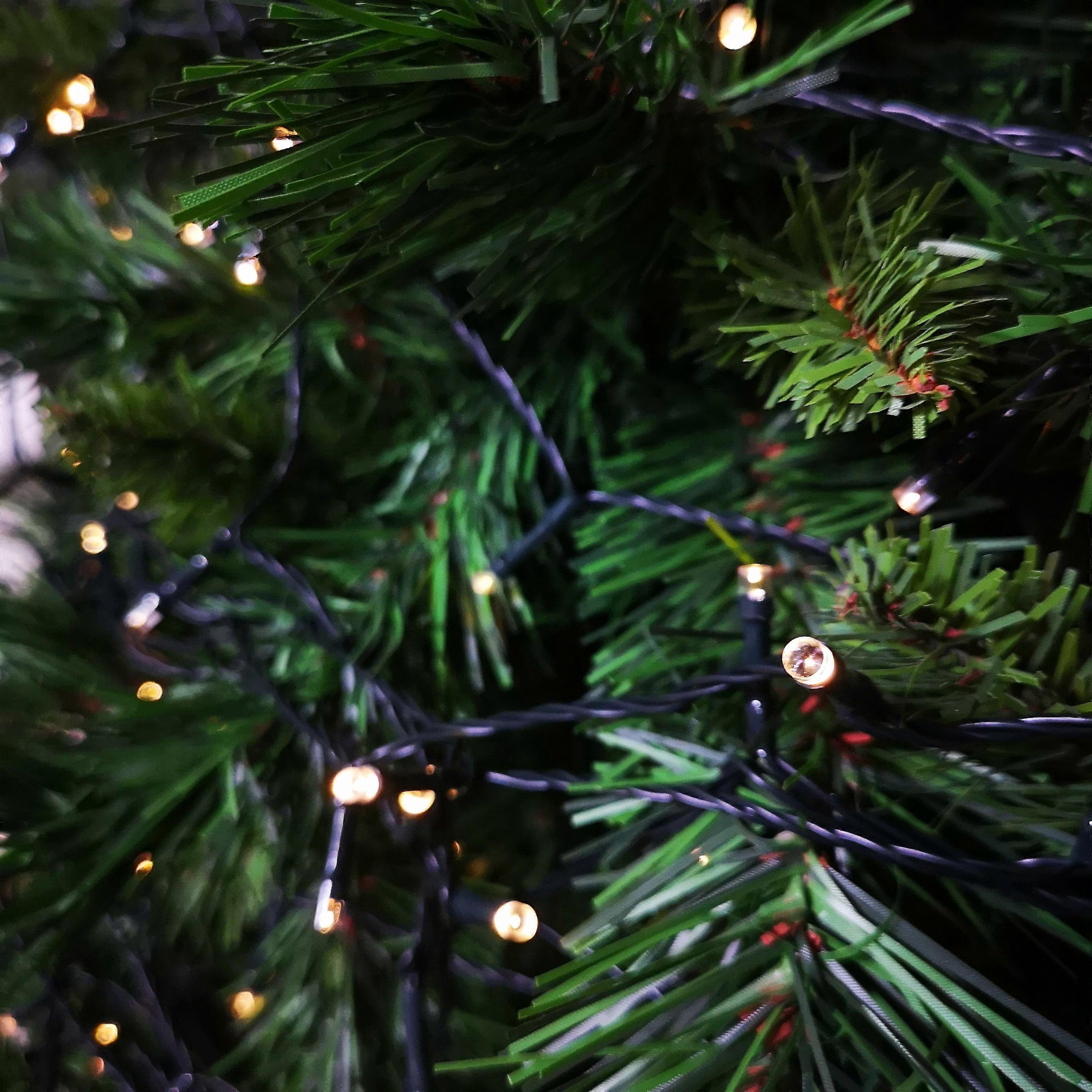 600 Led 60m Premier Christmas Indoor Outdoor Multi Function Battery Operated String Lights With Timer In Warm White