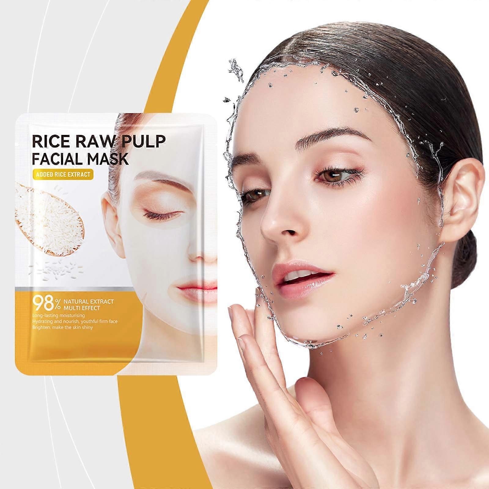 Rice Pulp Collagens Mask Moisturizing And Tender Skin Mask 2ml HarmonyHub310