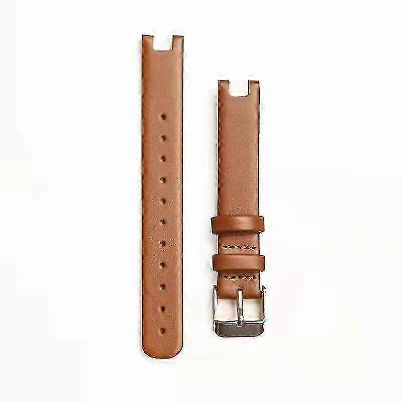 (Darmowa wysyłka) Pasek ze skóry naturalnej do zegarka Garmin Lily 14 mm Smart ze stali nierdzewnej