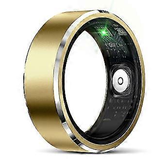 R5 Rate Schlafüberwachungsring Multifunktionaler Legierungsring mit Char Gold Größe 11 Multicolor