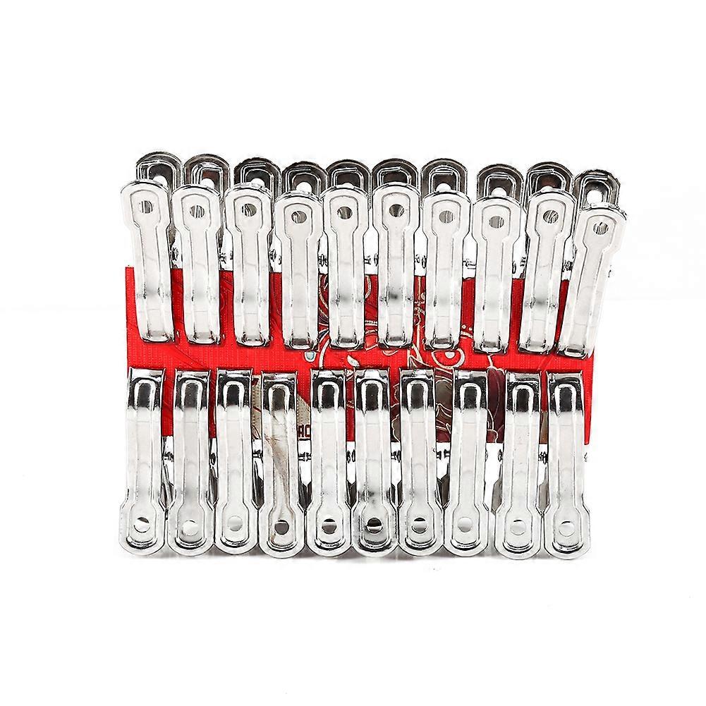20Stainless steel clothes hanger clip clothespin windproof