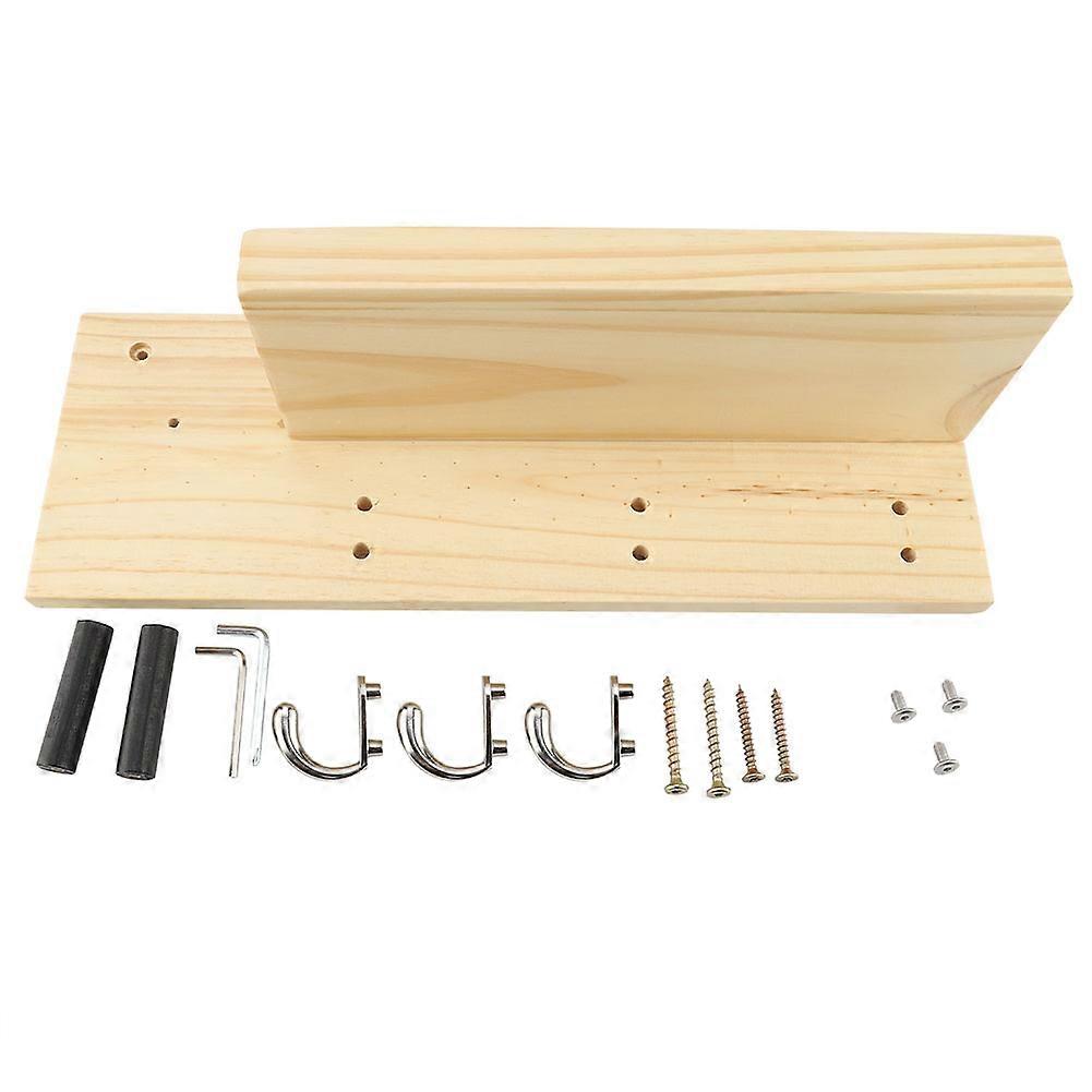 Wall Mounted Hanging Shelf Storage Rack Organizer Holder with Metal Hooks , Wall Mounted Hanging Shelf Storage Rack Organizer Holder with Metal Hooks