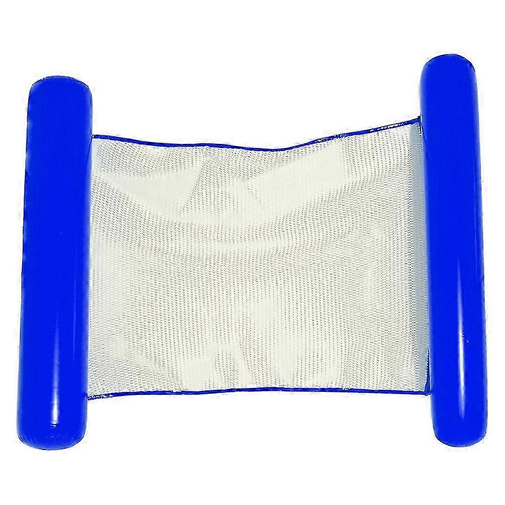 Hammock inflatable pool float, pool float lounger, pool float chair, multipurpose pool hammock - navy