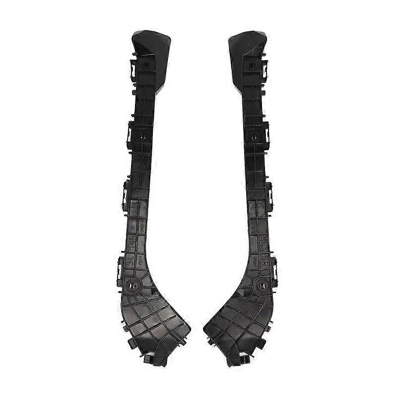 1 Pair Rear Bumper Bracket 5257647020 Shockproof Black Left and Right Bracket Set Replacement For Prius 2010 to 2015