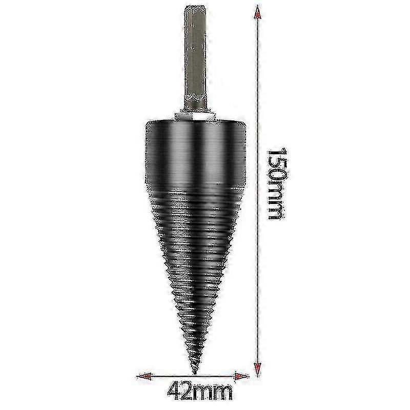 42mm Firewood Splitter Drill Bit Wood Screw Cone Tool