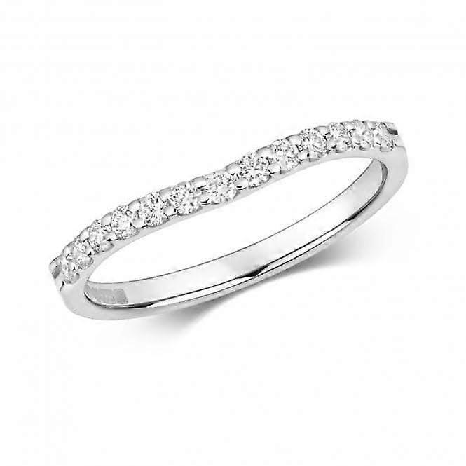 Diamond Jewellery 9ct White Gold Pendant with 0.25CT RD819W