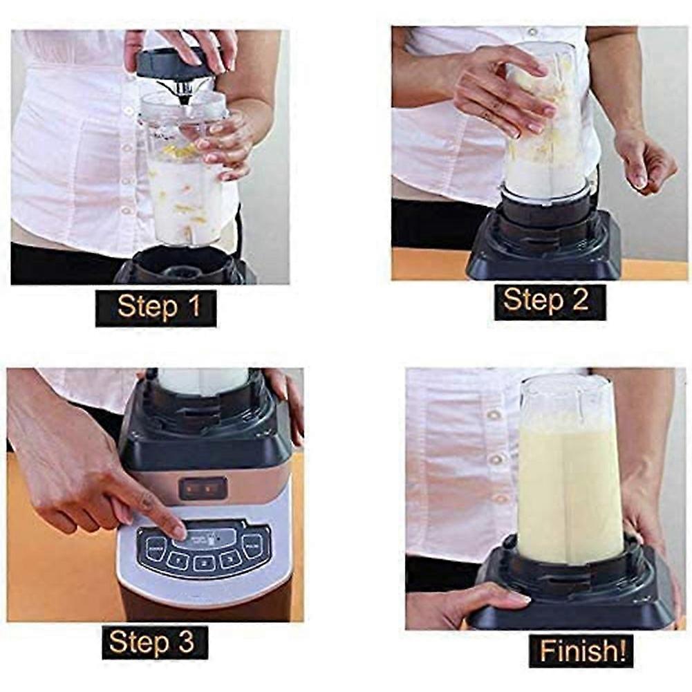 Blenpar 18oz Cup With Sip N Seal Lids Compatible With Nutri Ninja Auto - Foto 7