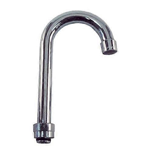 KN11-X000 deck assembled polished chrome goose neck rotary faucet, 18909