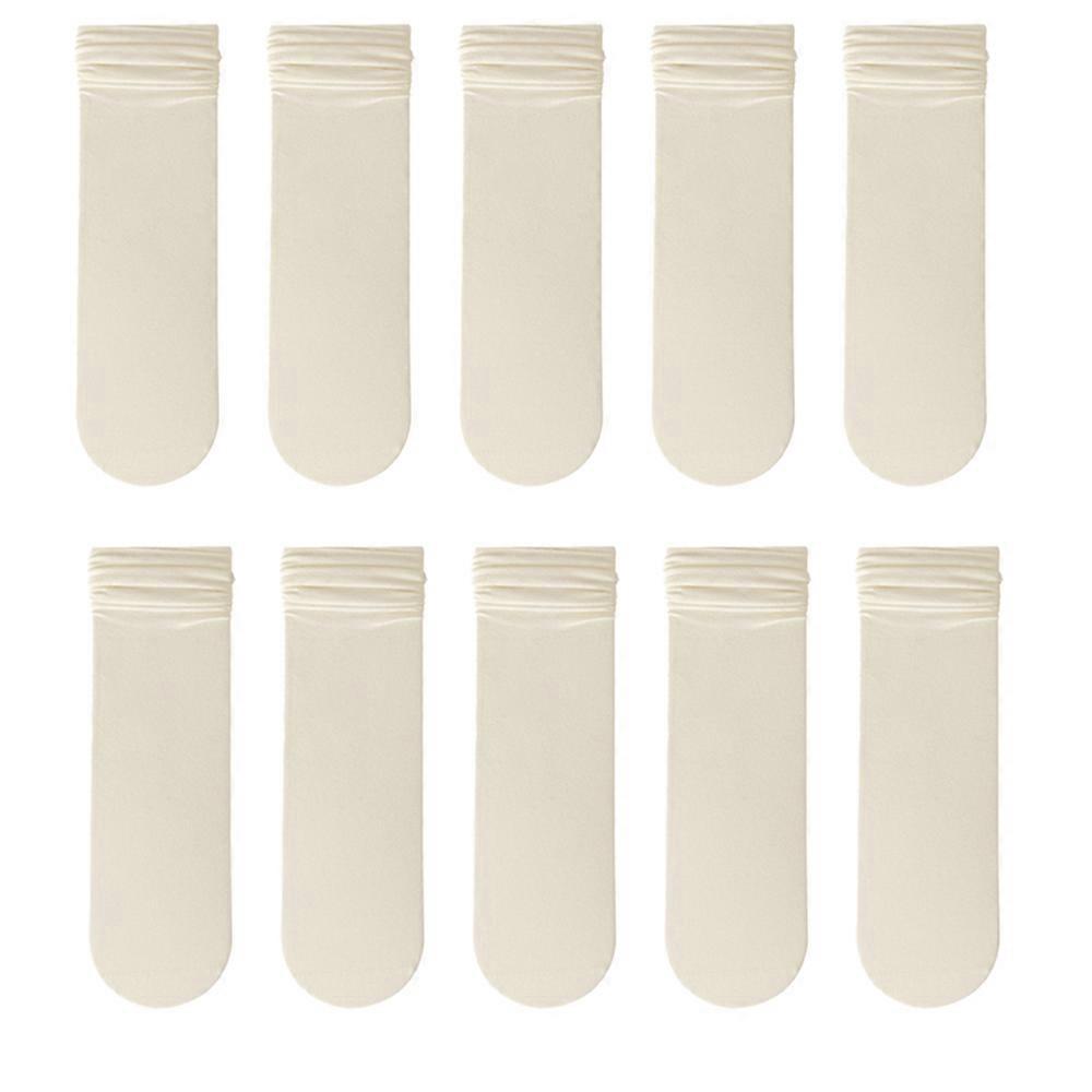 Transparent silk knee-high stockings