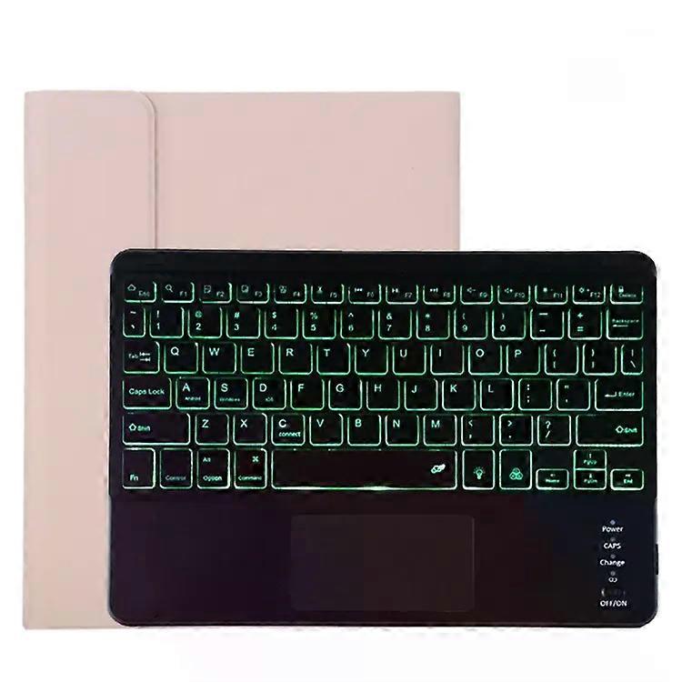 Bluetooth Keyboard Case for iPad Pro 11" (2020)-Detachable,Backlight,Touchpad,Pink Pink