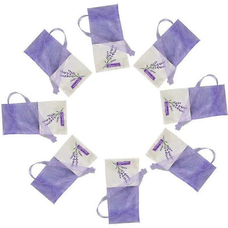 Pack of 30 empty lavender scented sachet bags resealable with drawstring 30 units light purple