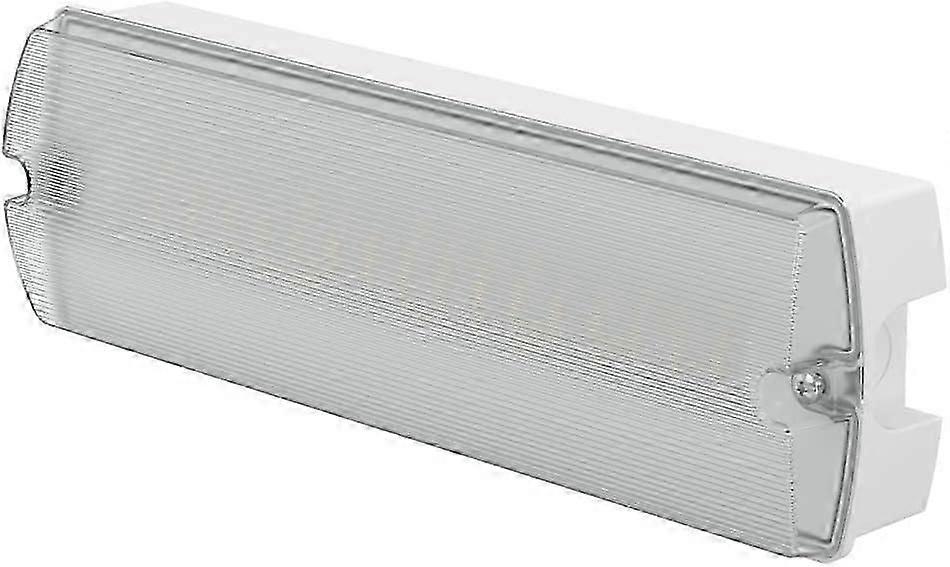 LED IP65 3hr Emergency Maintained / Non-Maintained Bulkhead Fire Safety Light Fitting with Exit Legends