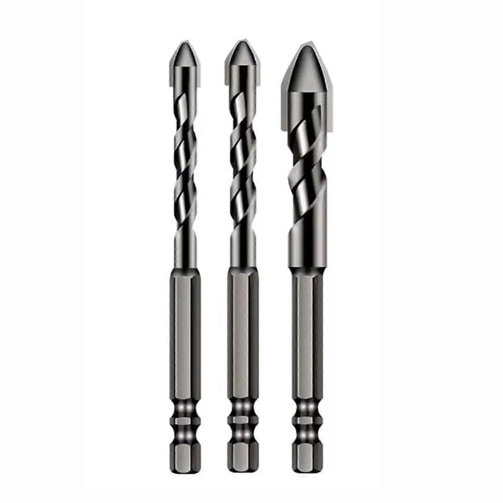 High Strength Oblique Head Eccentric Drill Bit for Glass Tile and Wood, Inclined Twist Drill Tool for Precision Drilling