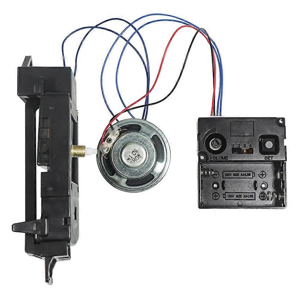 Westmter Music Box Movement Set, 12888 Quartz DIY Wall Clock Movement Mechanism Battery Operated DIY Repair Parts Replacement Type 2