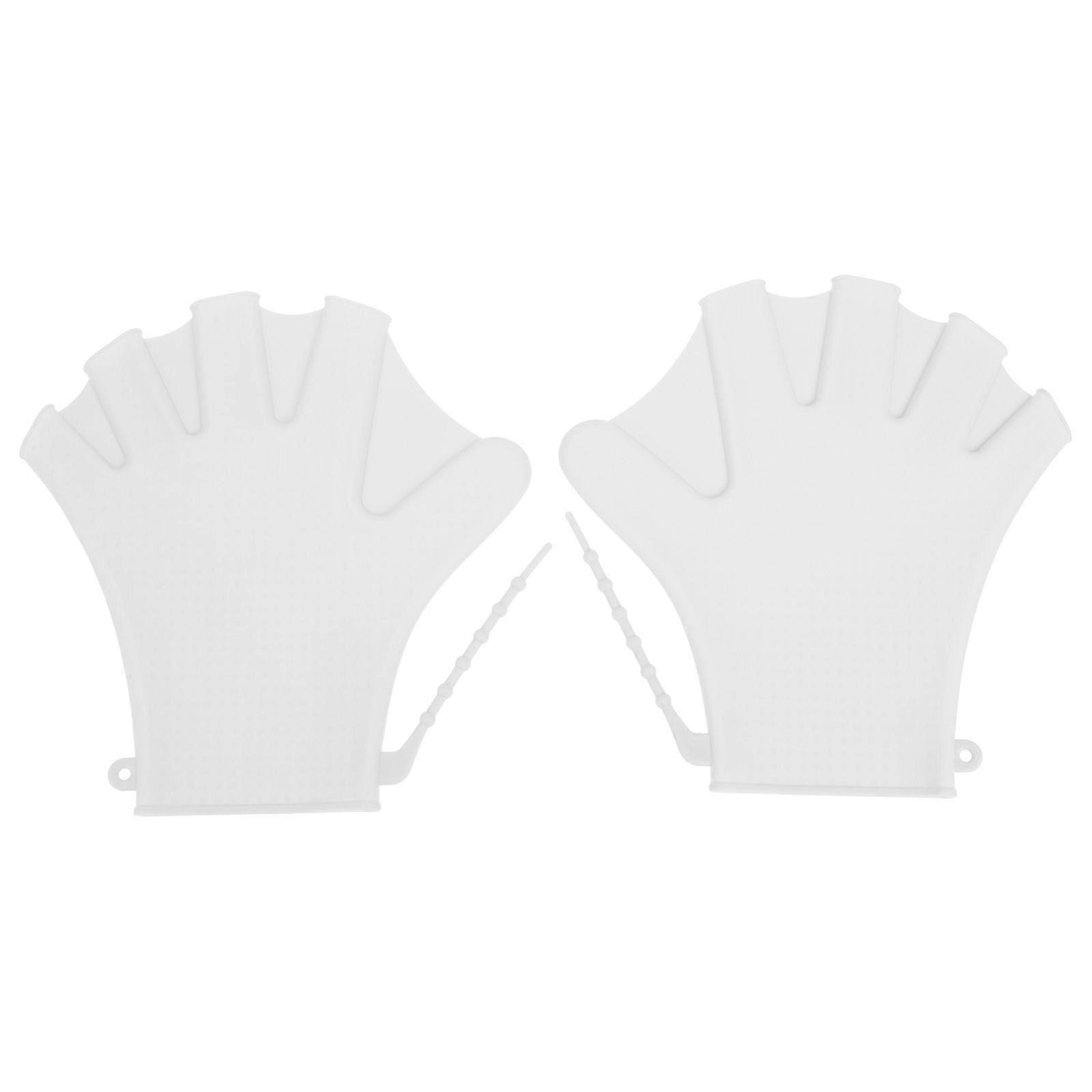 1 pari säädettäviä uimameloja, uima-allaskäsineitä, sukelluskäsineitä