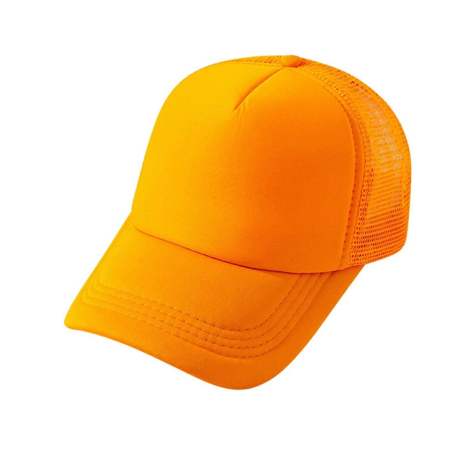 Unisex Vintage Washed Distressed Baseball Cap Adjustable Twill Dad Hat for Men and Women in Gold, One Size Fits Most